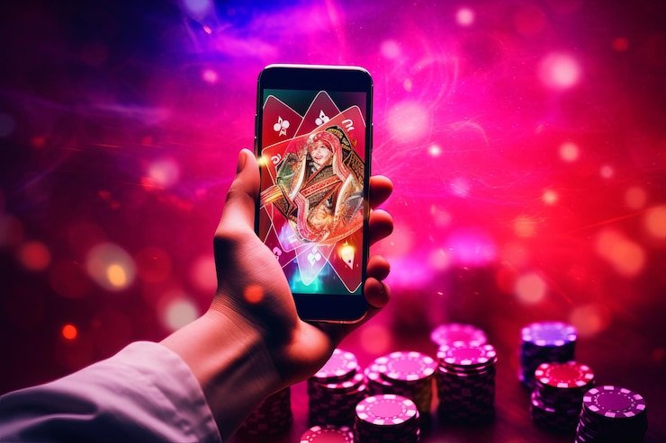 Live casino blackjack table on wap.sbobet.com mobile screen